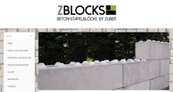 Desktop Screenshot of betonblock.de