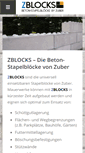 Mobile Screenshot of betonblock.de